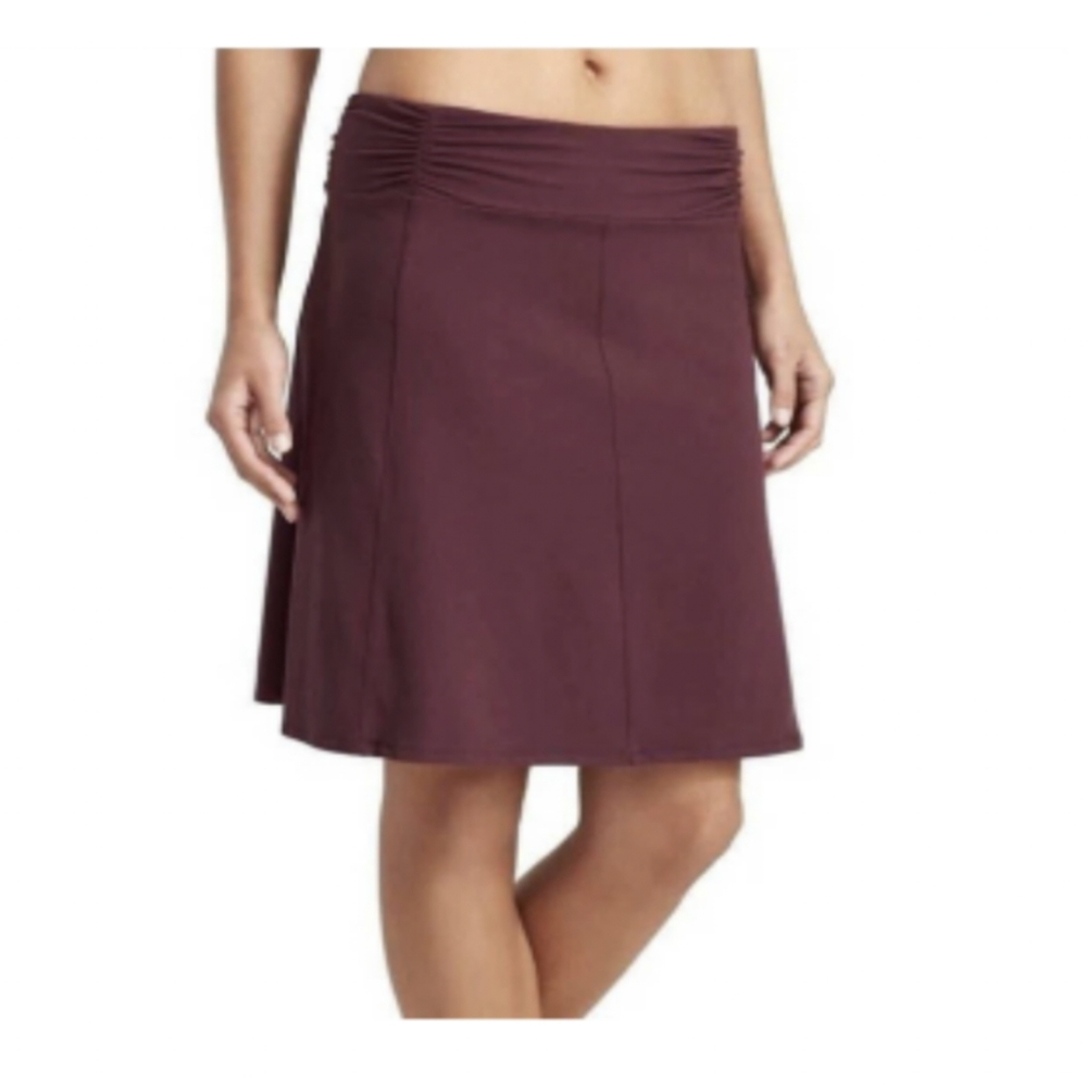 Athleta Bodega Ruched A-line Athletic Skirt, purple, size Medium